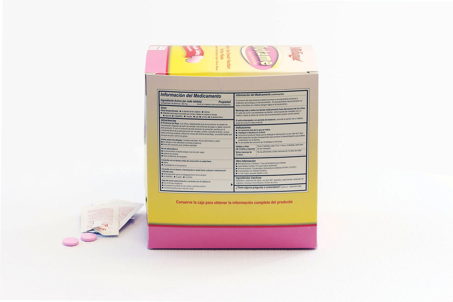 Medique 22013 Diotame tablets being dispensed, chewable form