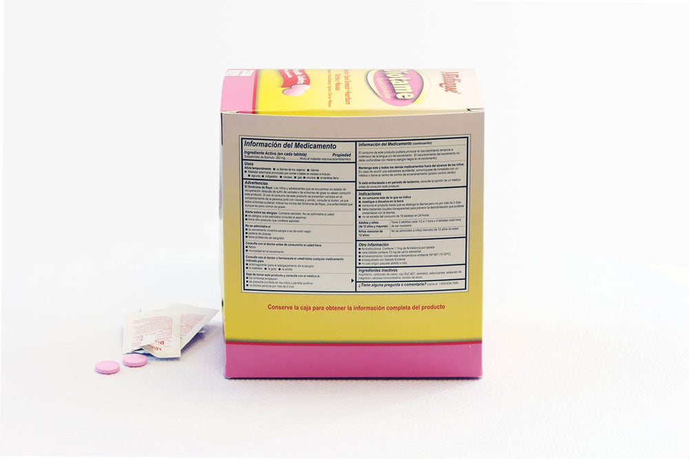 Medique 22013 Diotame tablets being dispensed, chewable form