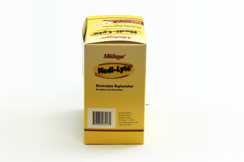 Medique Medi-Lyte film-coated tablets are easy to swallow.