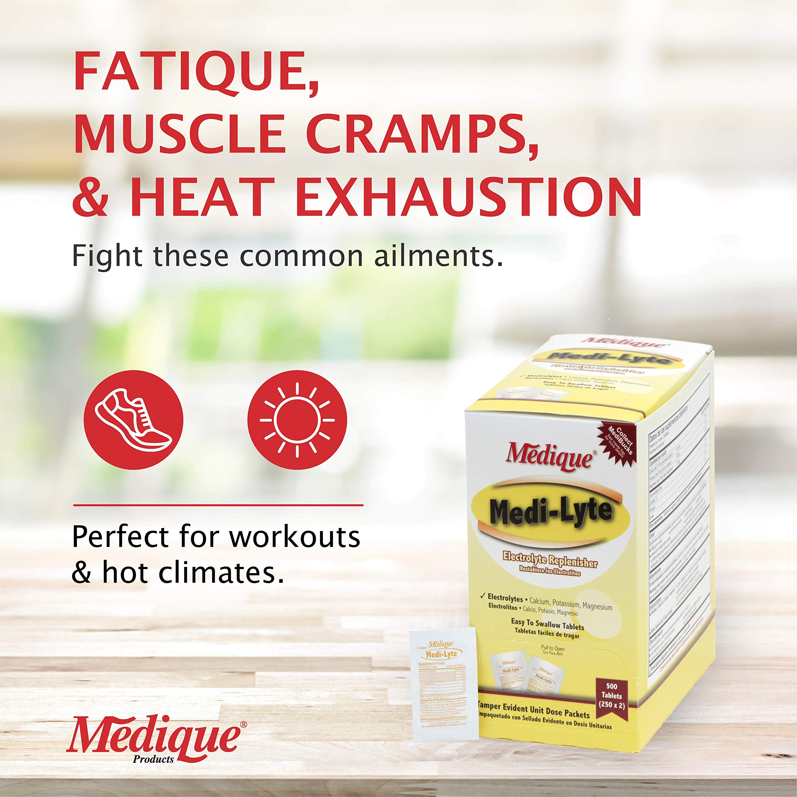 Medique Medi-Lyte mineral blend calcium, potassium, magnesium for electrolyte balance.