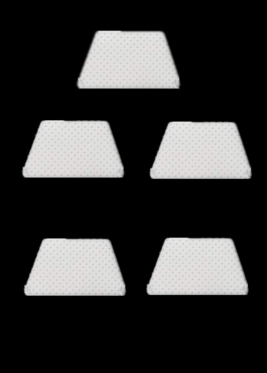 Mediss nasal splints on nose for immobilization after surgery or injury.