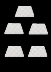 Mediss nasal splints on nose for immobilization after surgery or injury.