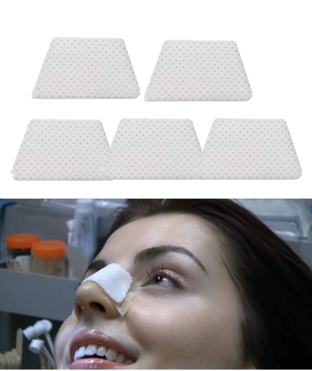 Mediss thermoplastic nasal splints waterproof application for secure nose stabilization.