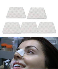 Mediss thermoplastic nasal splints waterproof application for secure nose stabilization.