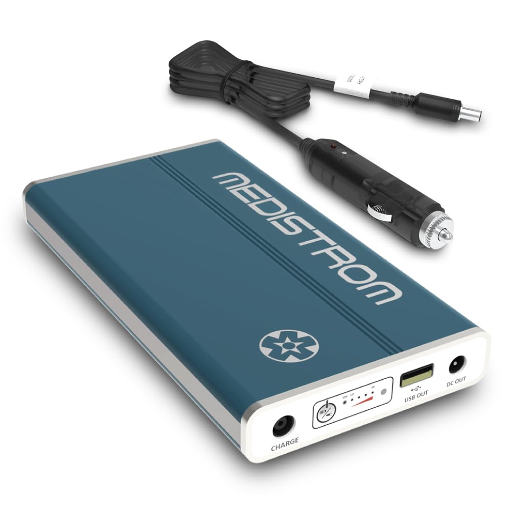 Medistrom Pilot-24 Lite battery front view for portable CPAP power.