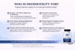 MediVite MediMotivity capsules packaging showcasing vegan, non-GMO formulation.