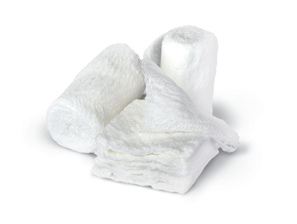 Medline Bulkee II cotton gauze softness: gentle, comfortable wound care.