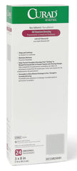 Medline CURAD Oil Emulsion Dressing illustrating exudate flow and non-adherence