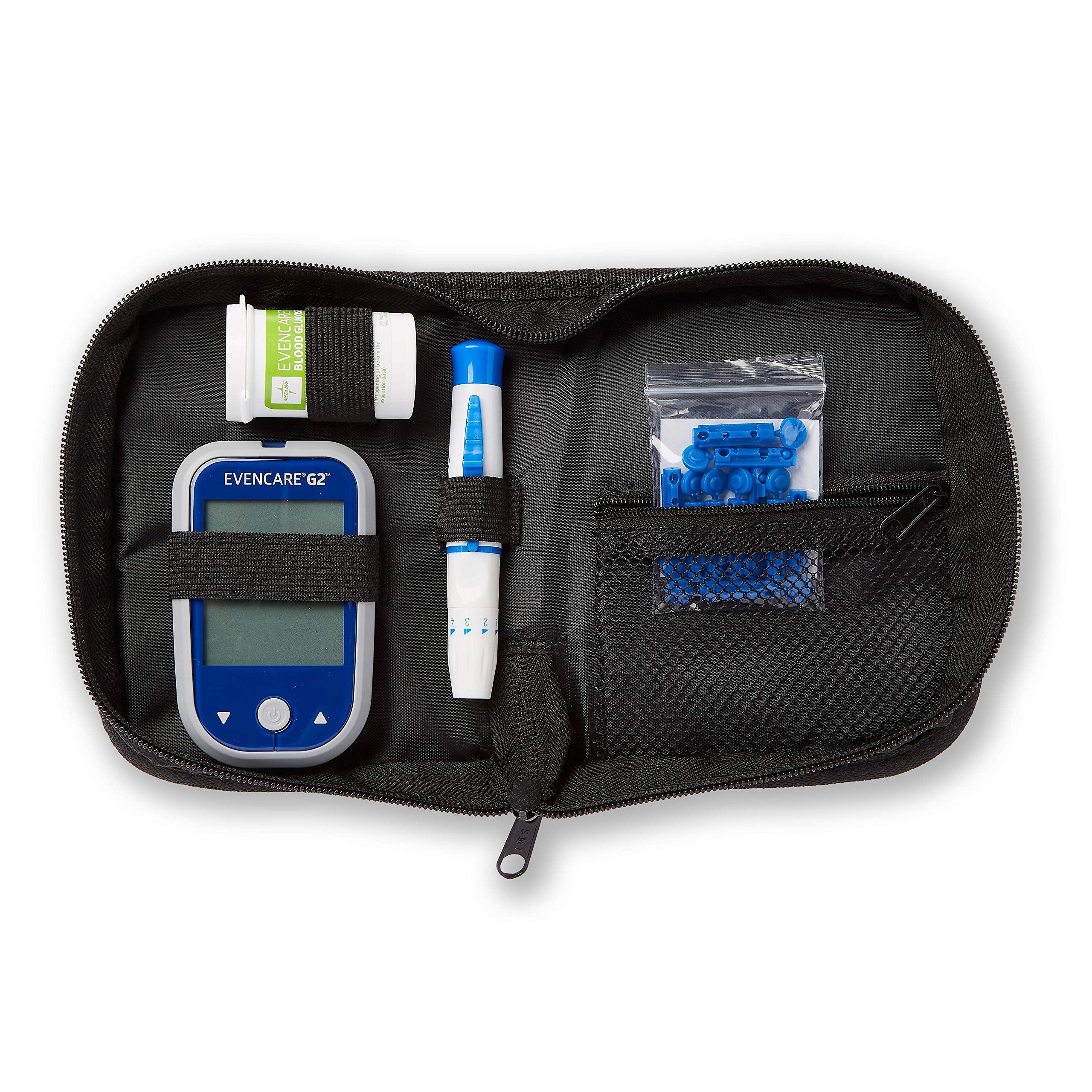 Medline EvenCare G2 lancing device with batteries for ready testing