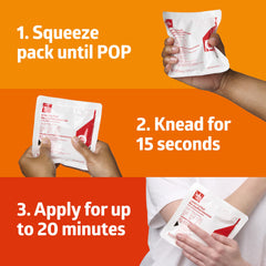 Medline Instant Warm Pack disposable pouch enables hygienic, single-use heat therapy.