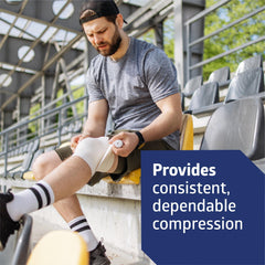 Medline Matrix self-closure ends keep bandage secure during activity.