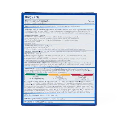 Medline Step 2 clear patch visible on skin for discreet use