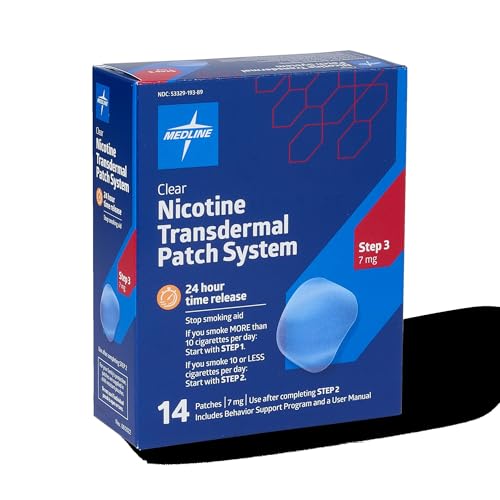 Medline Step 3 patch applied to skin for daily use demonstration.