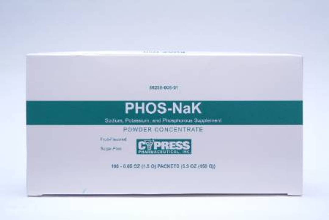 Medline Phos-Nak Powder packet for convenient daily mineral support.