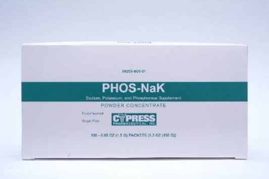 Medline Phos-Nak Powder packet for convenient daily mineral support.