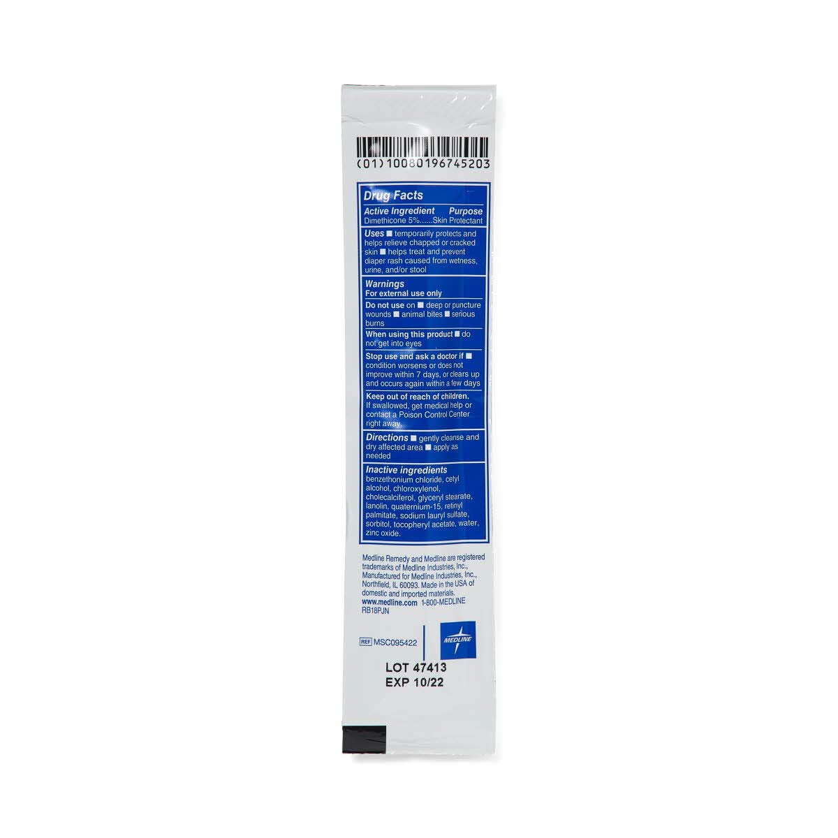 Medline Remedy INZO fragrance free hypoallergenic formula is safe for all ages and CHG compatible.