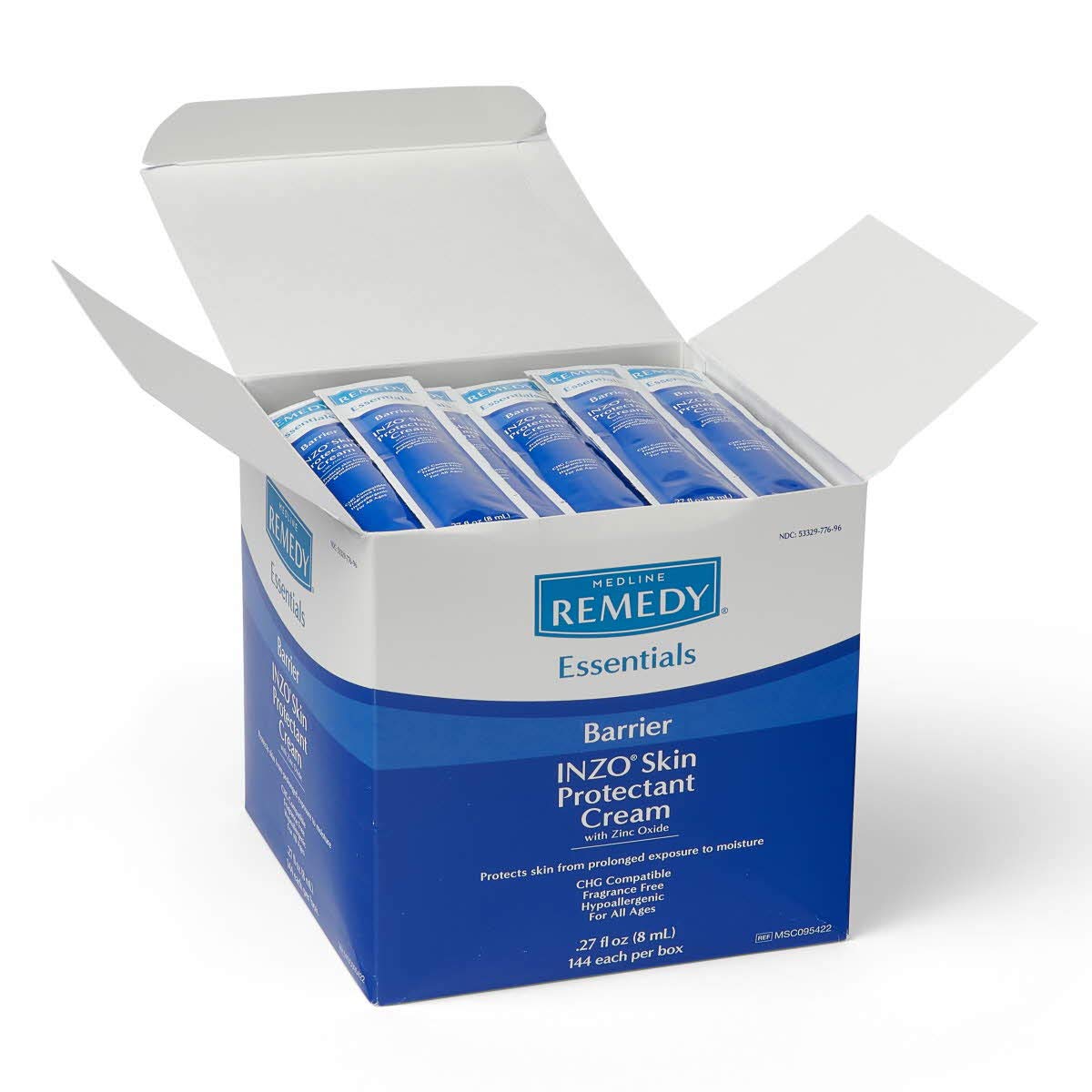 Medline Remedy INZO ideal under tape use promotes secure adhesion without irritation.