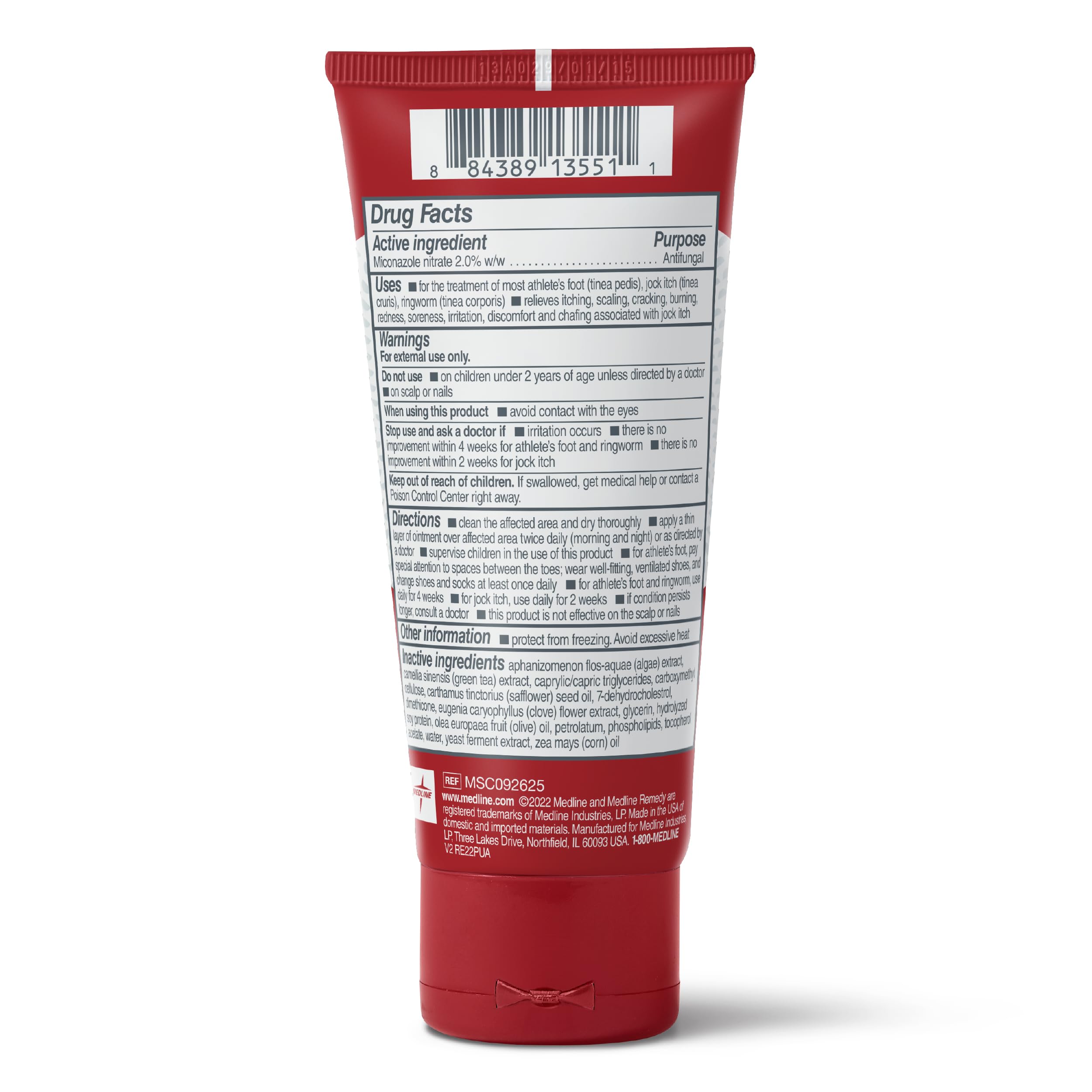 Medline Remedy Phytoplex antifungal ointment 2.5 oz bundle-assembly, space-saving box for easy storage