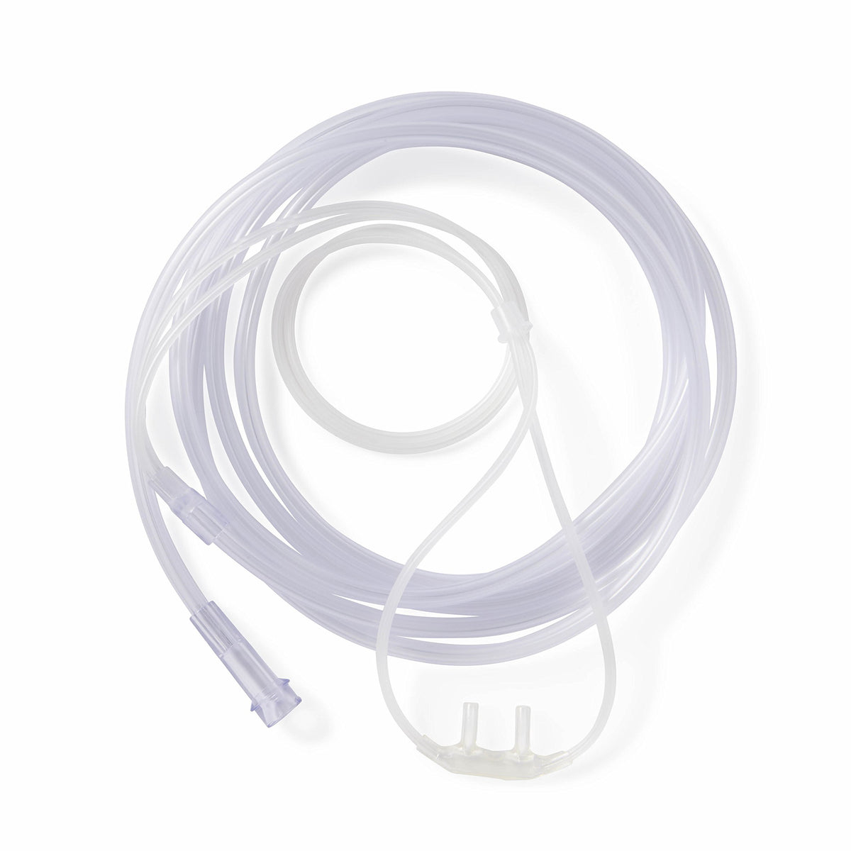 Medline Soft-Touch nasal cannula with 4-foot tubing for comfortable airflow.