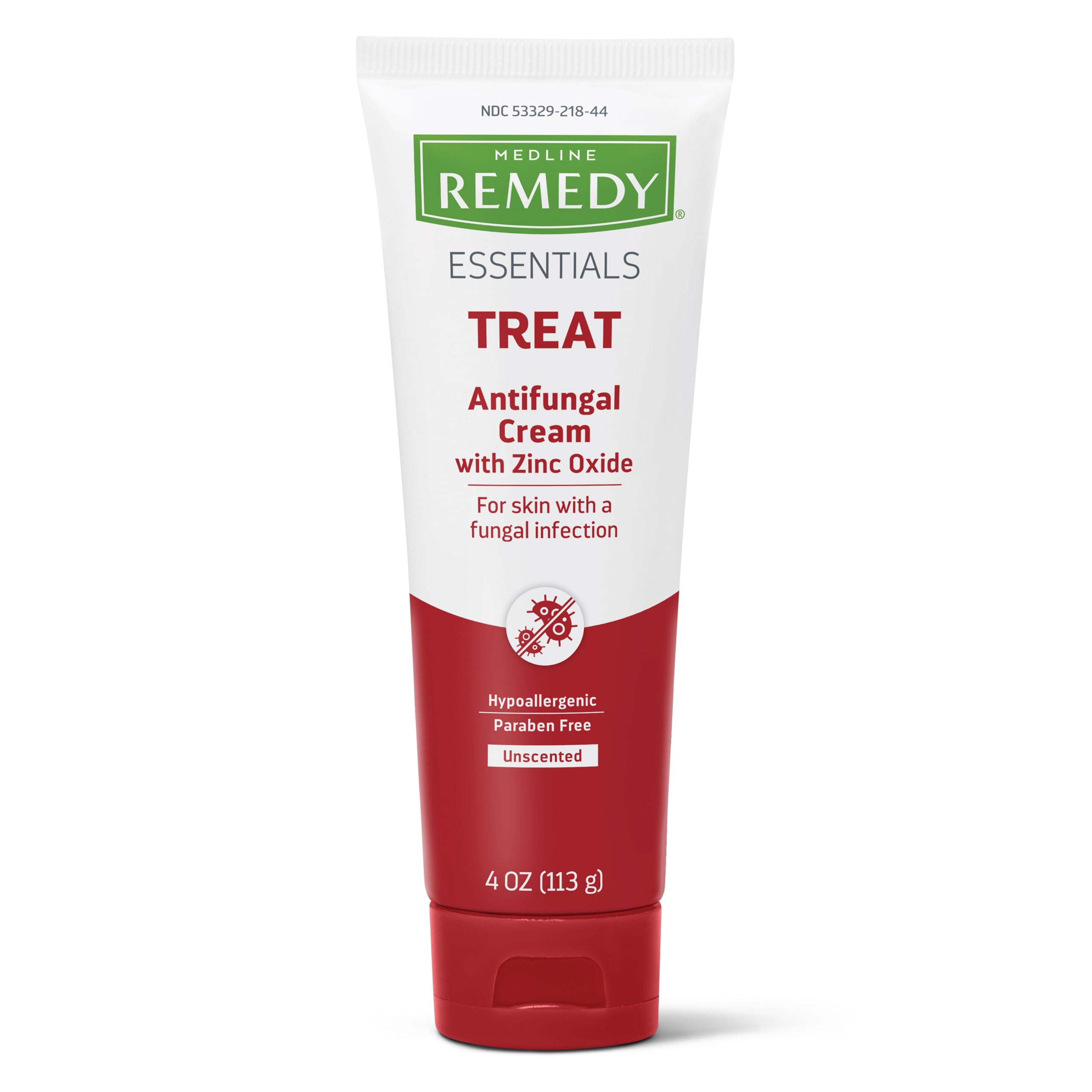 Medline Soothe & Cool Inzo antifungal cream 5oz tube eases itching and protects damp skin.