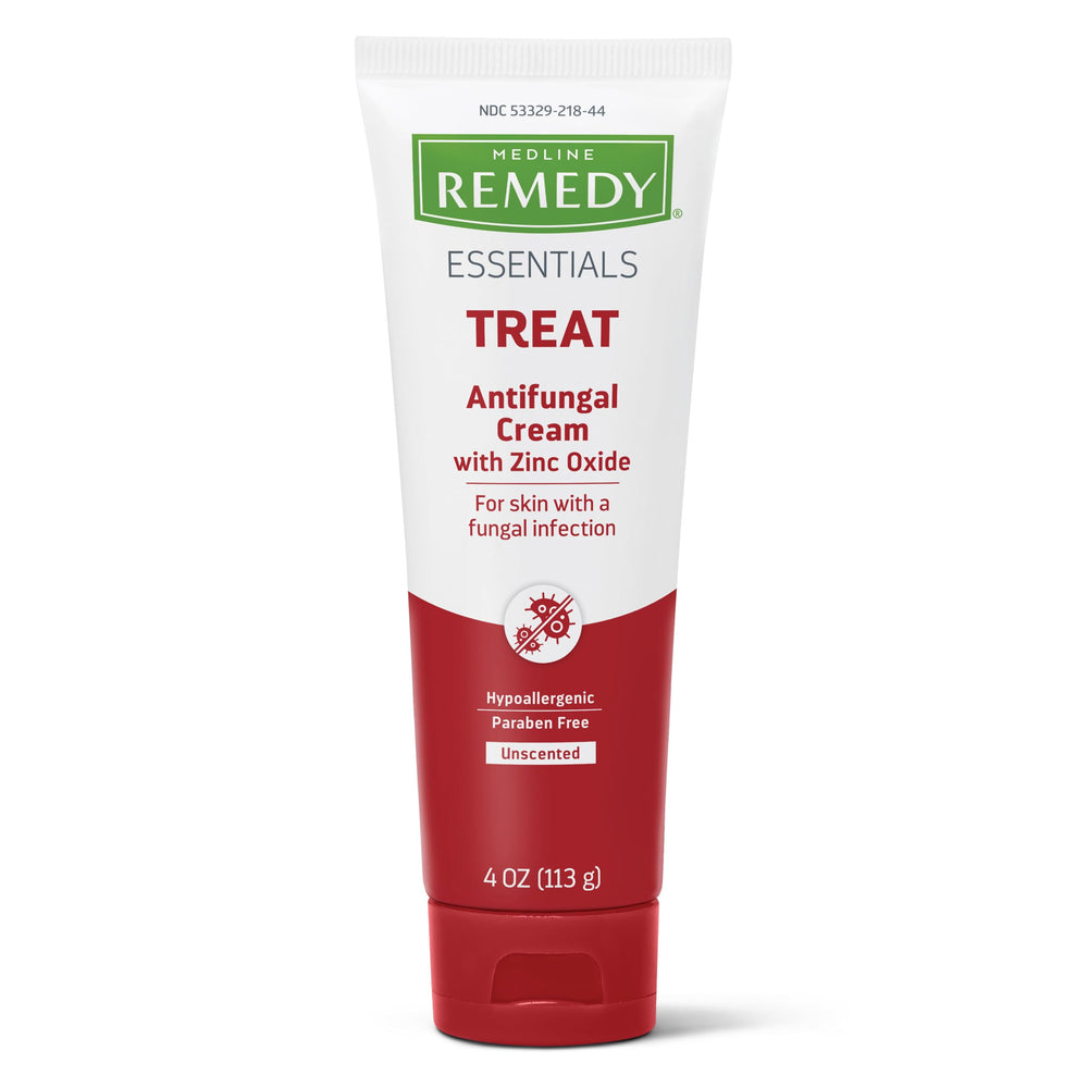 Medline Soothe & Cool Inzo antifungal cream 5oz tube eases itching and protects damp skin.