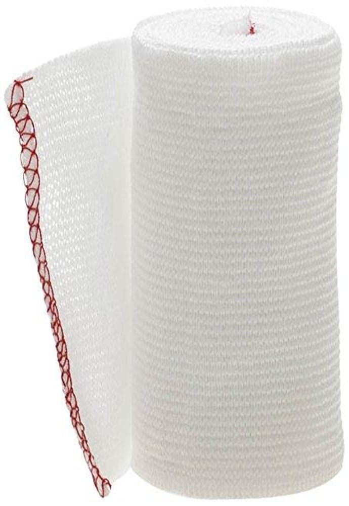 Medline Swift-Wrap elastic bandage with self-closure provides quick, secure support during activity.