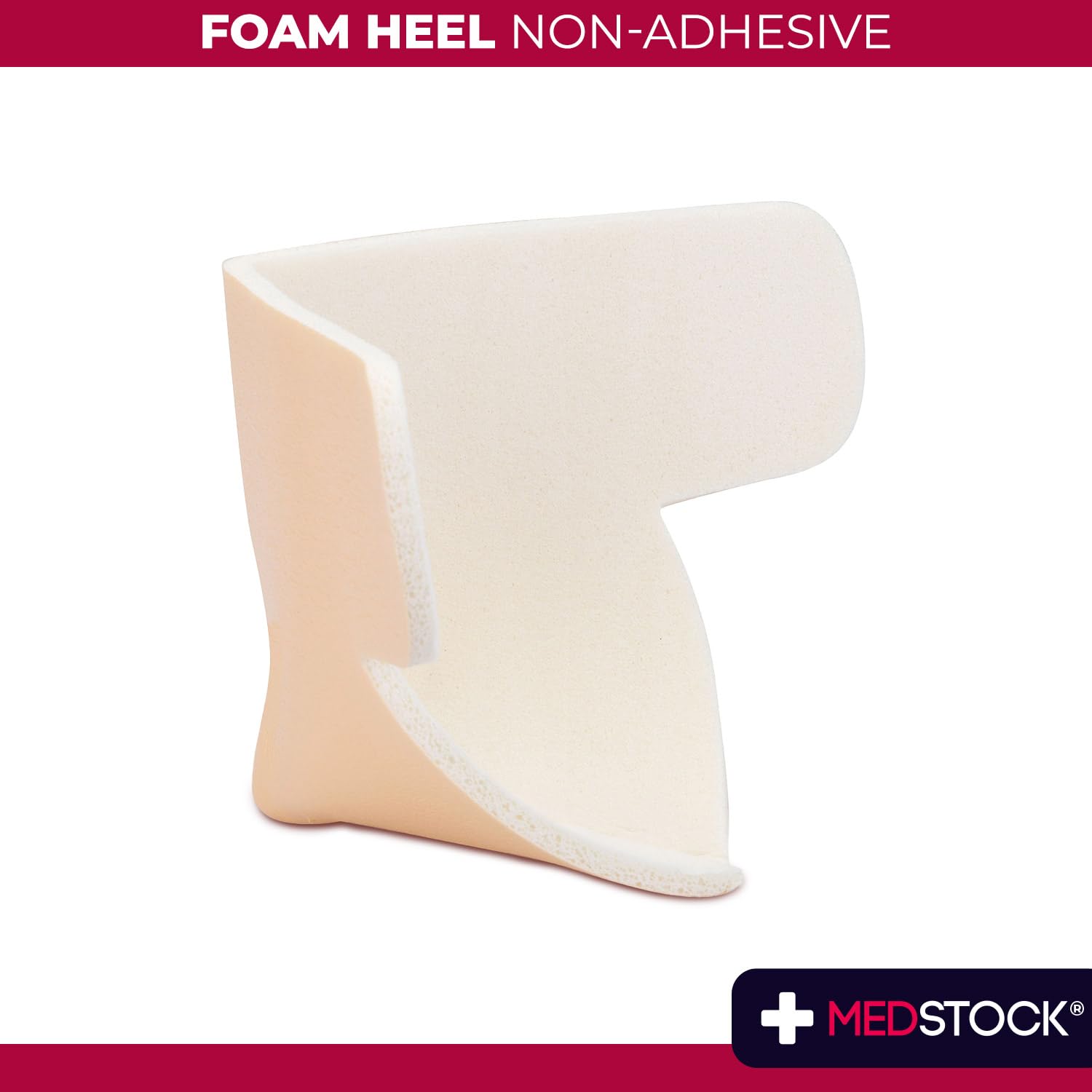 MEDSTOCK non-adherent surface protects the wound during movement.