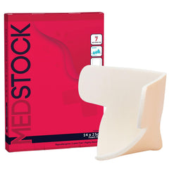 MEDSTOCK foam heel dressing around the heel provides secure cushioning.