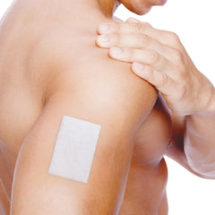 Medstock Wound monitoring-friendly dressing helps keep the area dry and protected.