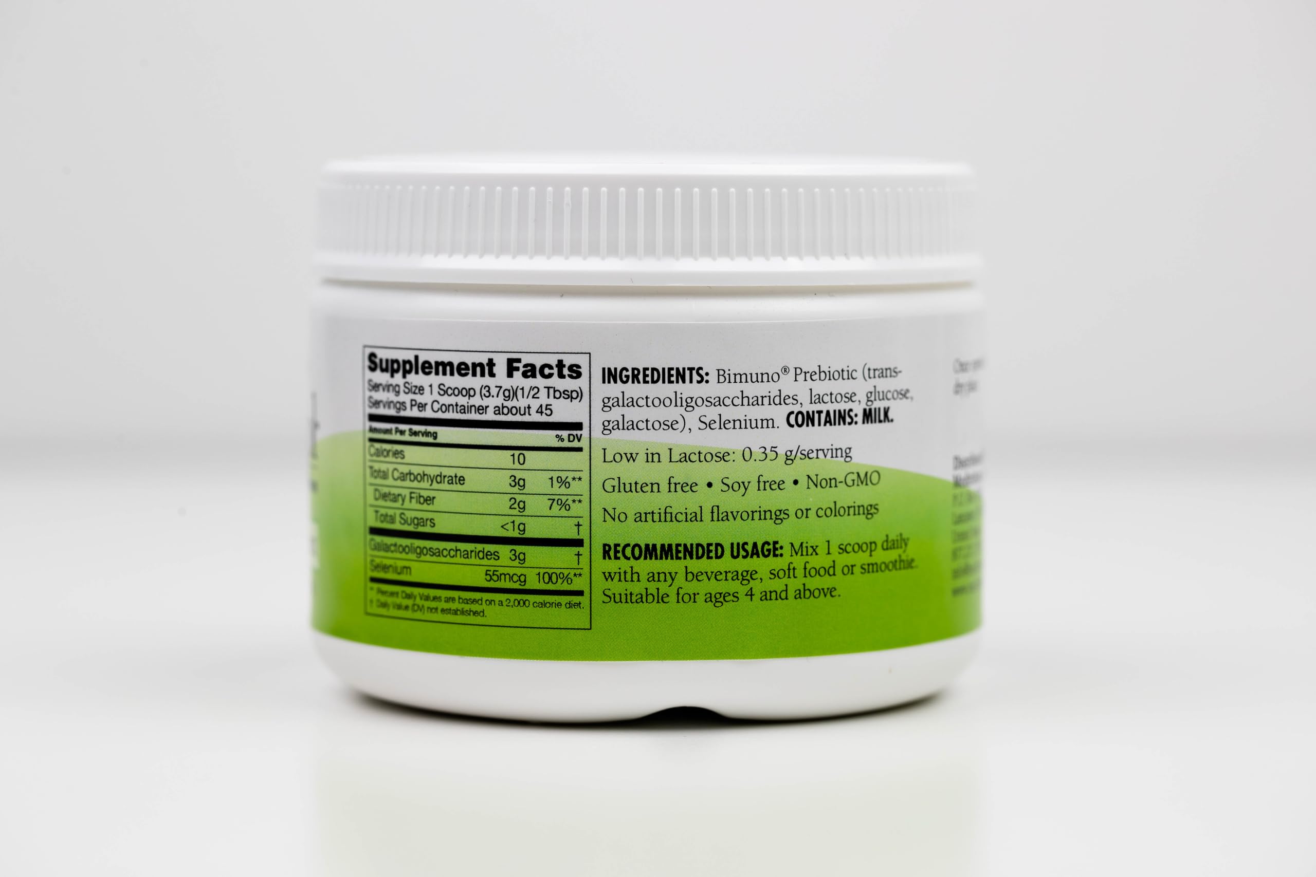Medtrition Floratrol dissolves easily in water for quick mixing.