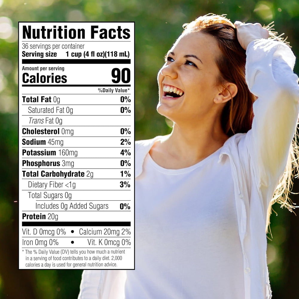 Medtrition Gelatein Grape serving glass highlights sugar-free grape protein option.