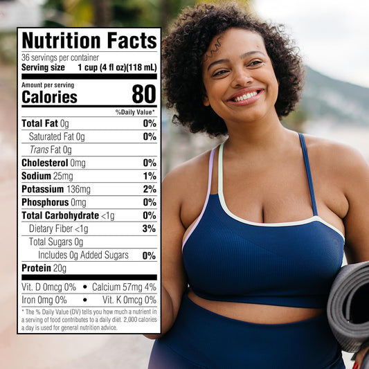 Gelatein Lime pour demonstrates smooth texture and sugar-free protein.