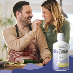 Mix HyFiber into juice or water for easy daily routine.
