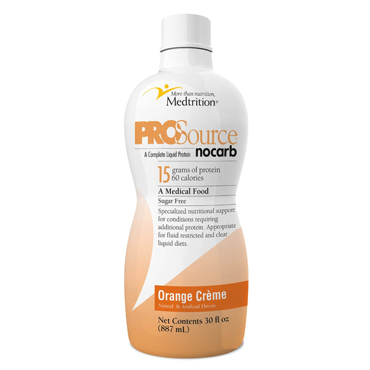 Medtrition Liquid Collagen Orange Creme bottle pour—sugar-free protein boost