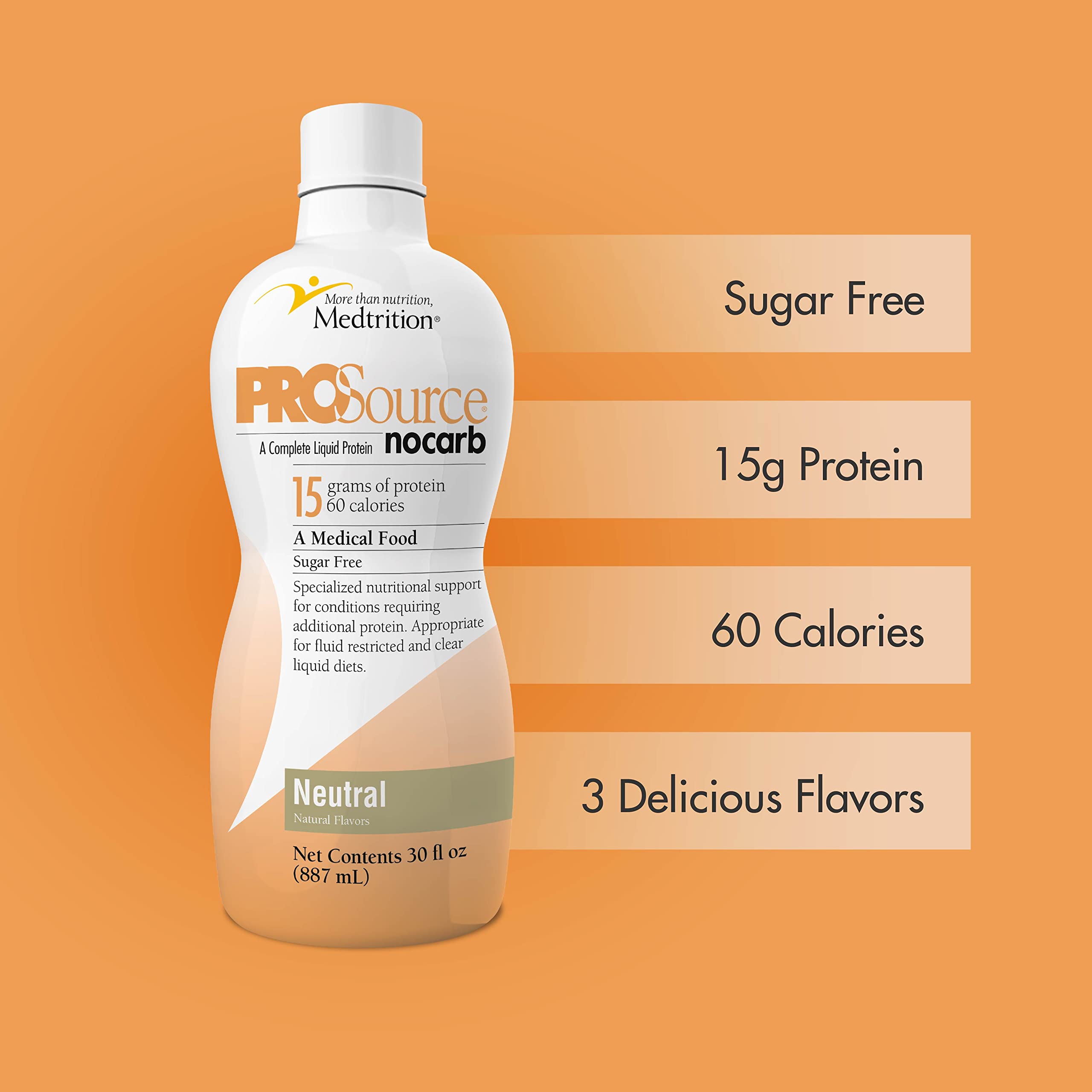 Serving Medtrition liquid protein in a shake for convenient daily nutrition