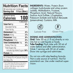 Medtrition ProSource Liquid label with nutrition details for easy meal planning