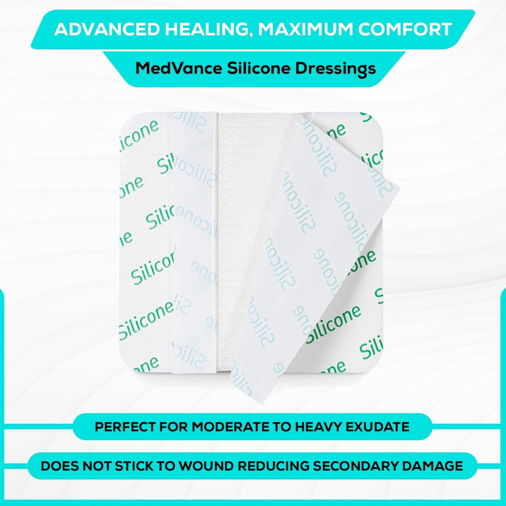 MedVance box of 10 dressings packaging, ready for safe storage