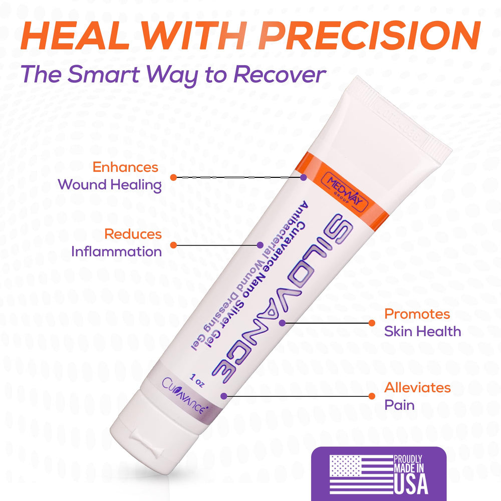Close-up of smooth application for precise wound targeting.