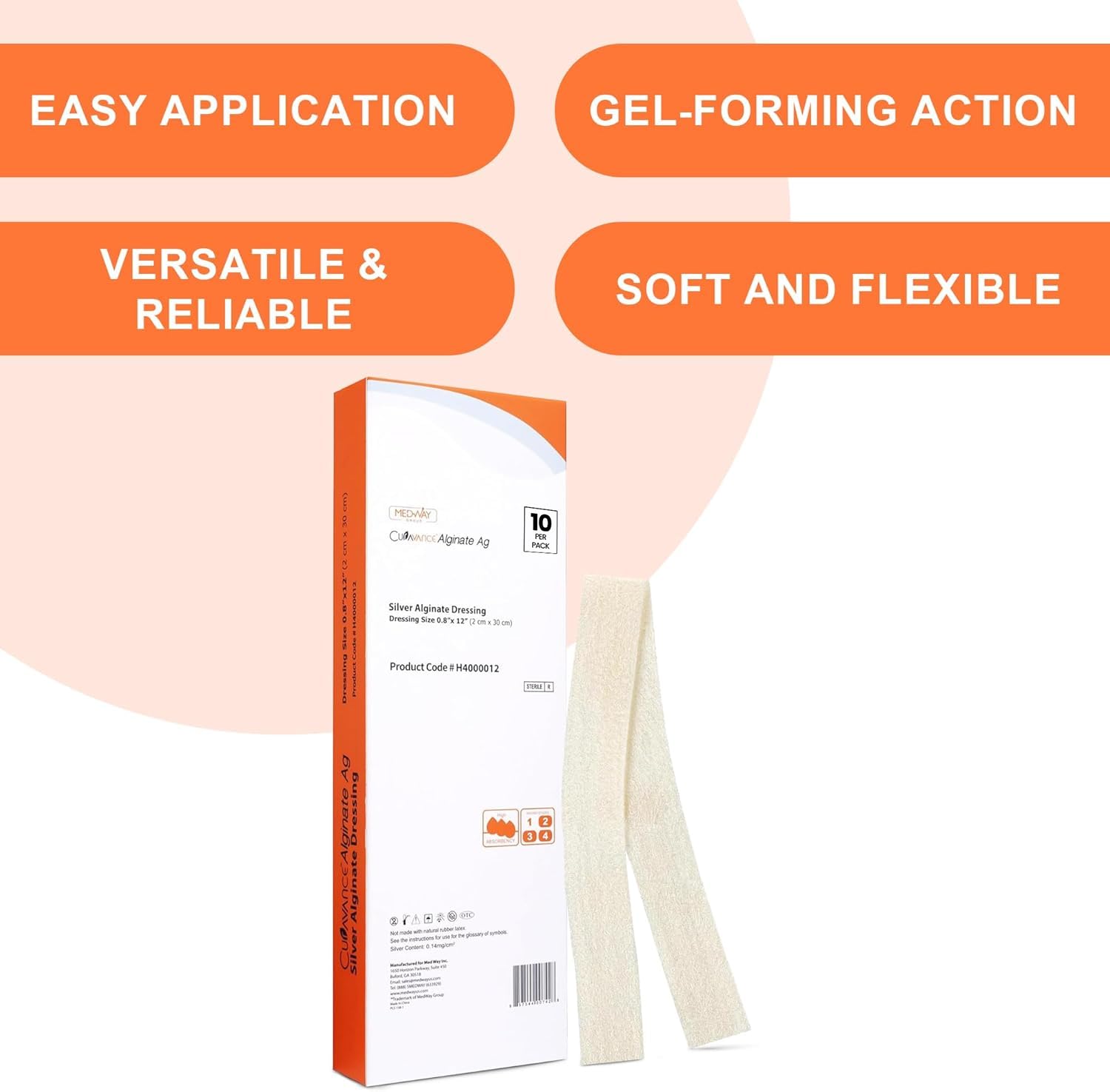 MedVance dressing shows gel formation on wound exudate for moisture management