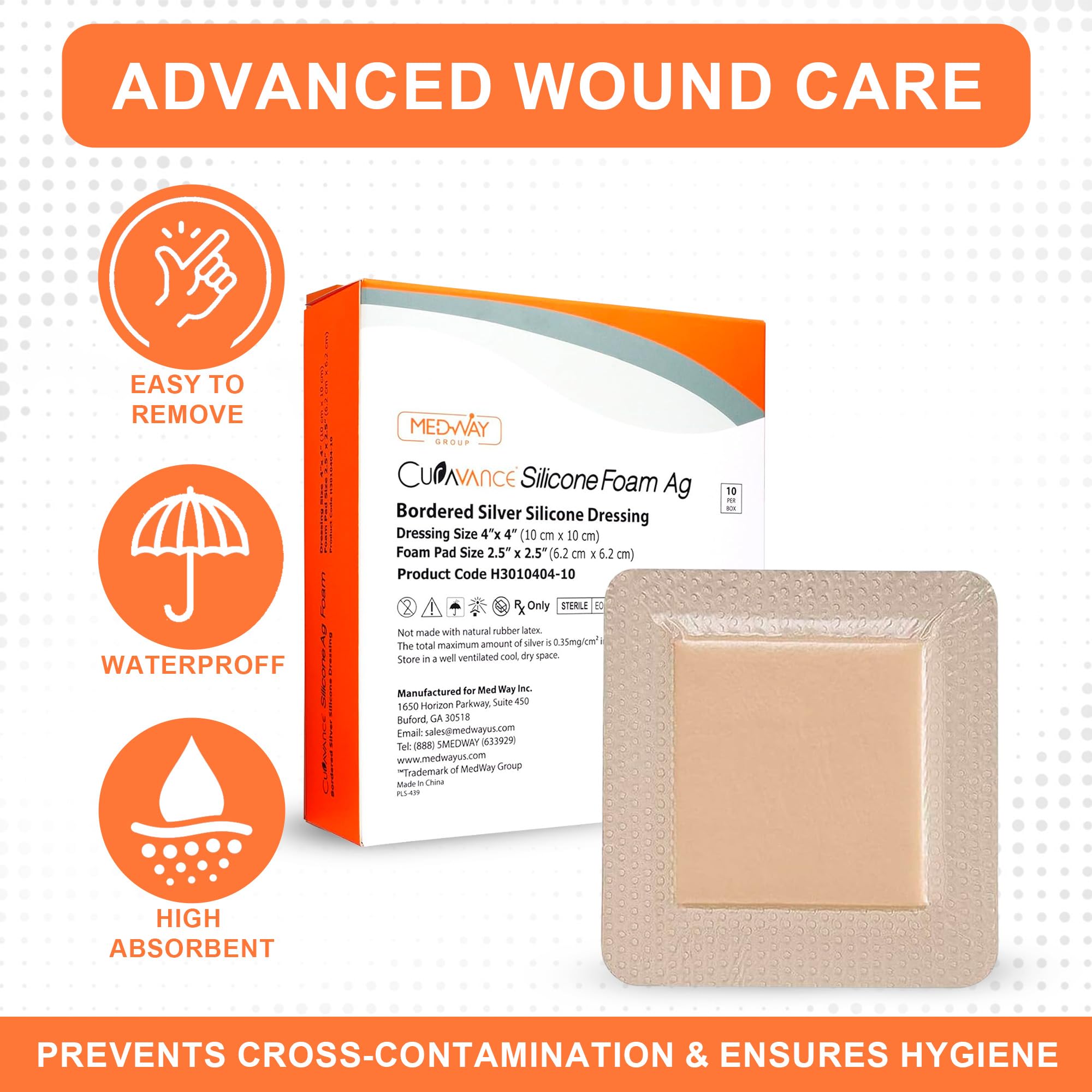 MedVance semi-permeable PU film blocks liquids while permitting oxygen and vapor.