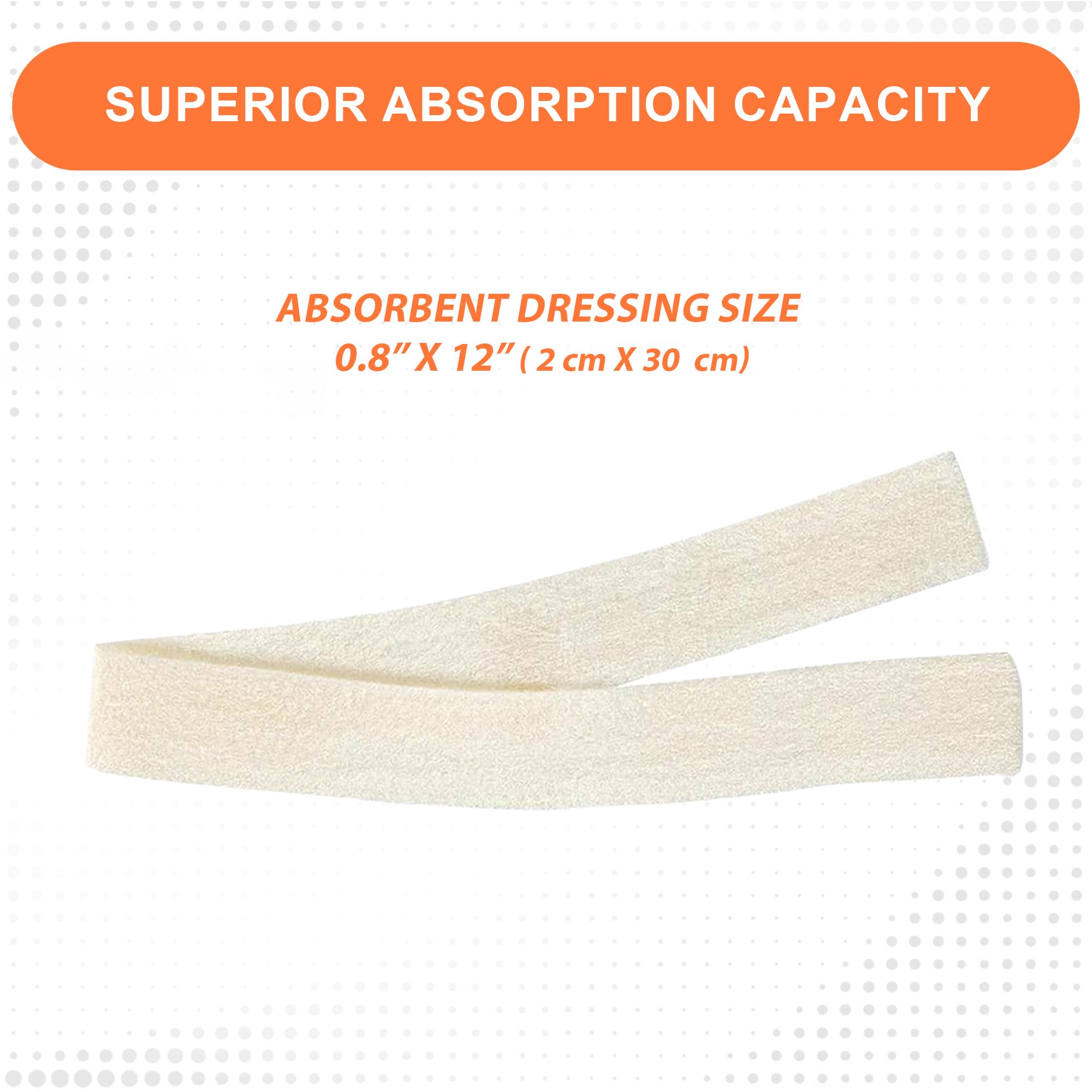 MedVance Silver Calcium Alginate Dressing cut-to-size; adaptable for tricky wound areas.