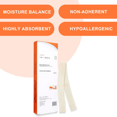 MedVance Silver Calcium Alginate Dressing sterile-wrapped; kept clean to prevent contamination.