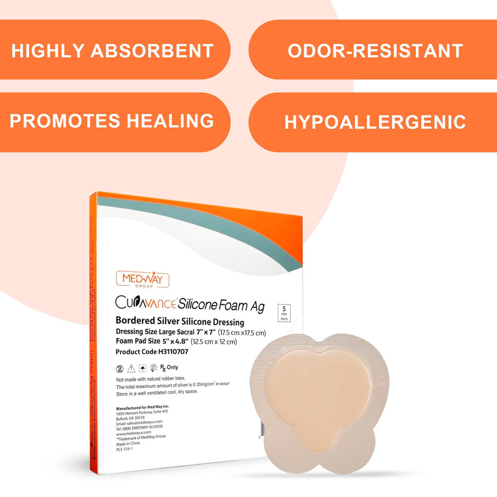 MedVance sterile, individually wrapped dressings ensure clean changes in clinical settings.