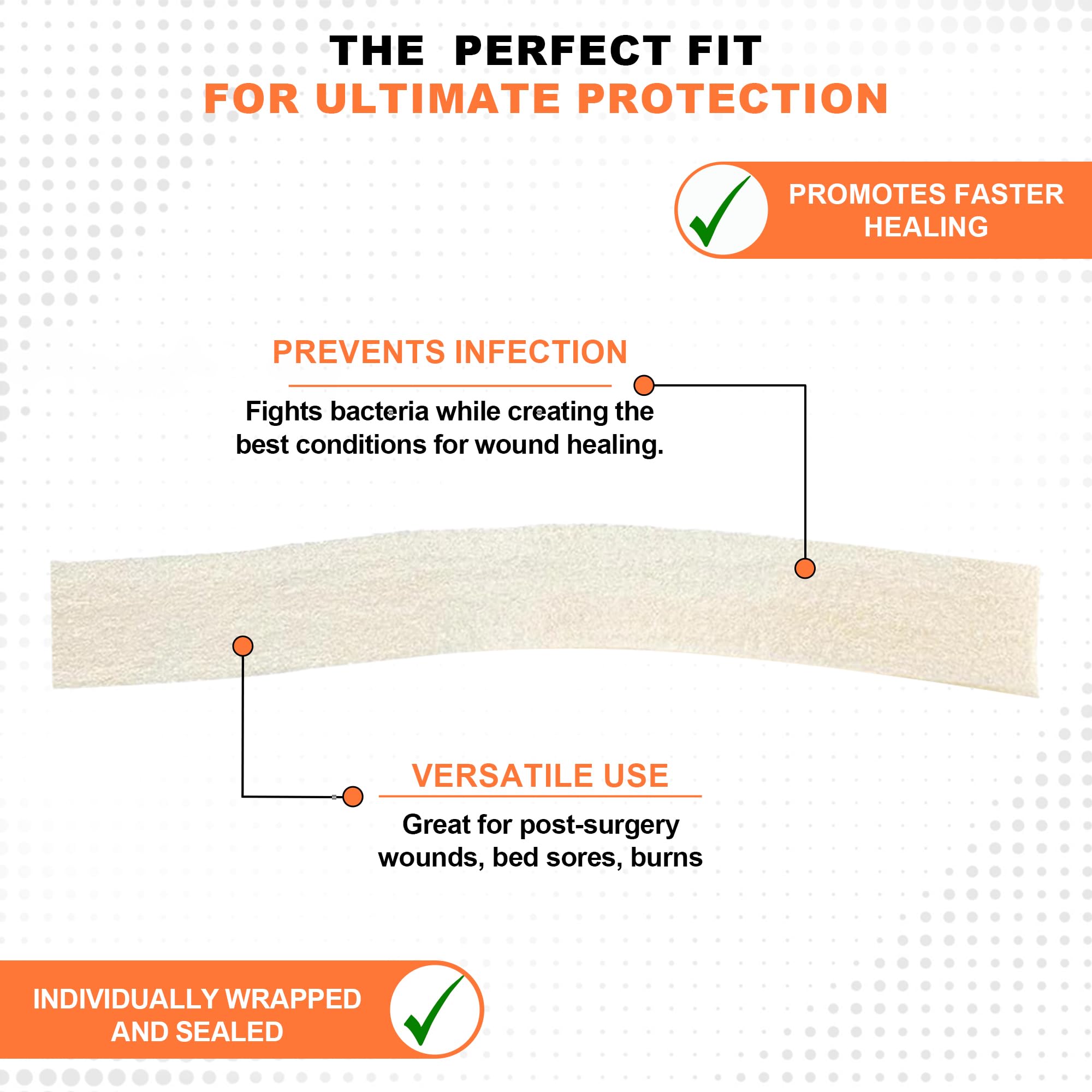 MedVance sterile, individually wrapped dressings support hygiene in clinical settings