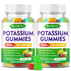 MEENCCD Potassium Citrate Gummies pack front showing sugar-free supplement for daily support