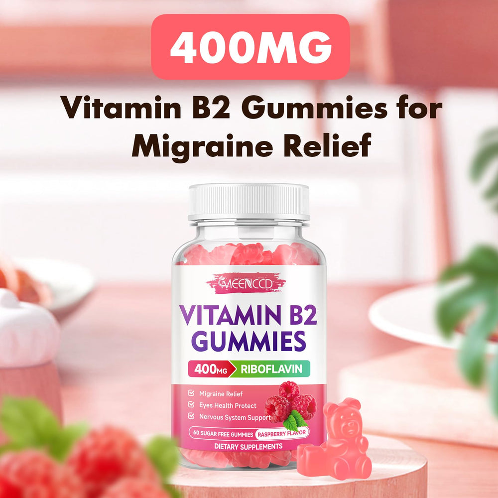 MEENCCD riboflavin gummies gluten-free clean label detail.