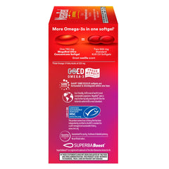 MegaRed phospholipid-form omega-3 for improved absorption.