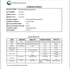 USA third-party lab purity badge for Mega Resveratrol NMN powder