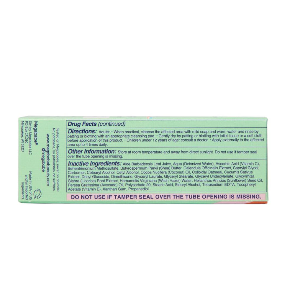 Phenylephrine in Megababe Hemorrhoidal Ointment supports temporary swelling relief