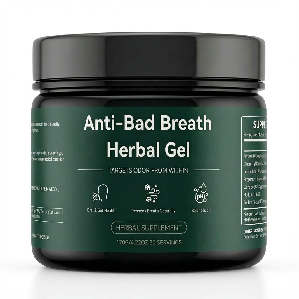 Megacephalus Anti-Bad Breath Gel packaging shows on-the-go convenience for daily freshness.